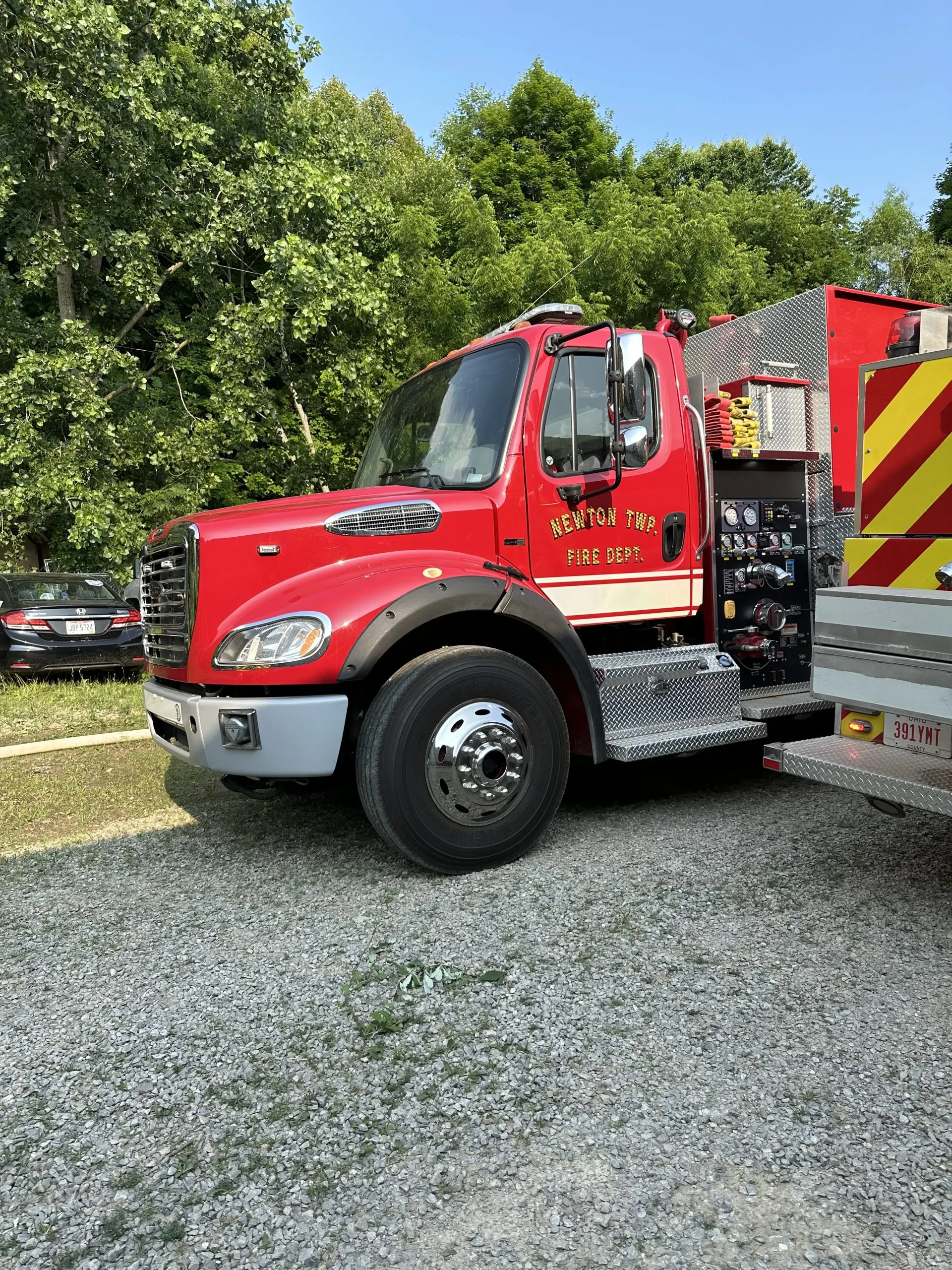 Tanker 1081, the division's mobile water supply.